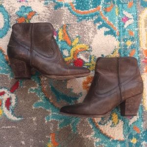 Frye Brown Booties Size 7